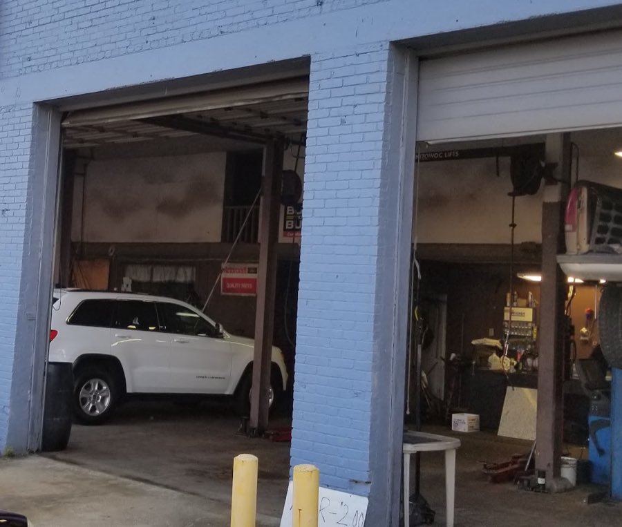 Burl's Auto Service repair bays